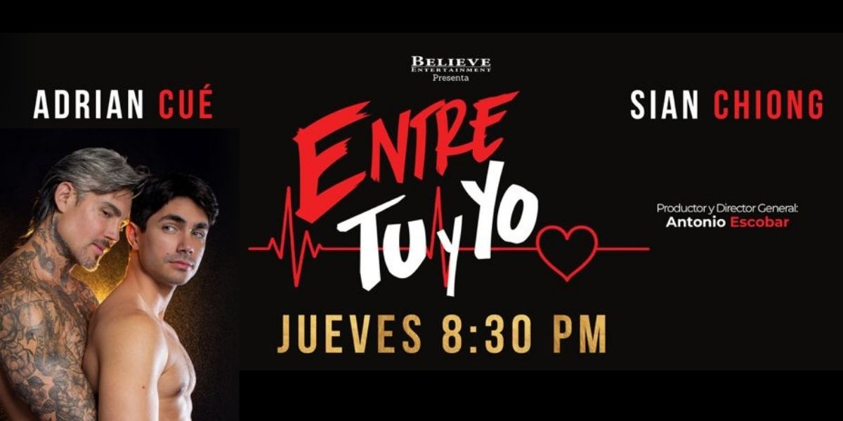 Banner principal que anuncia la obra Entre Tú y Yo 
