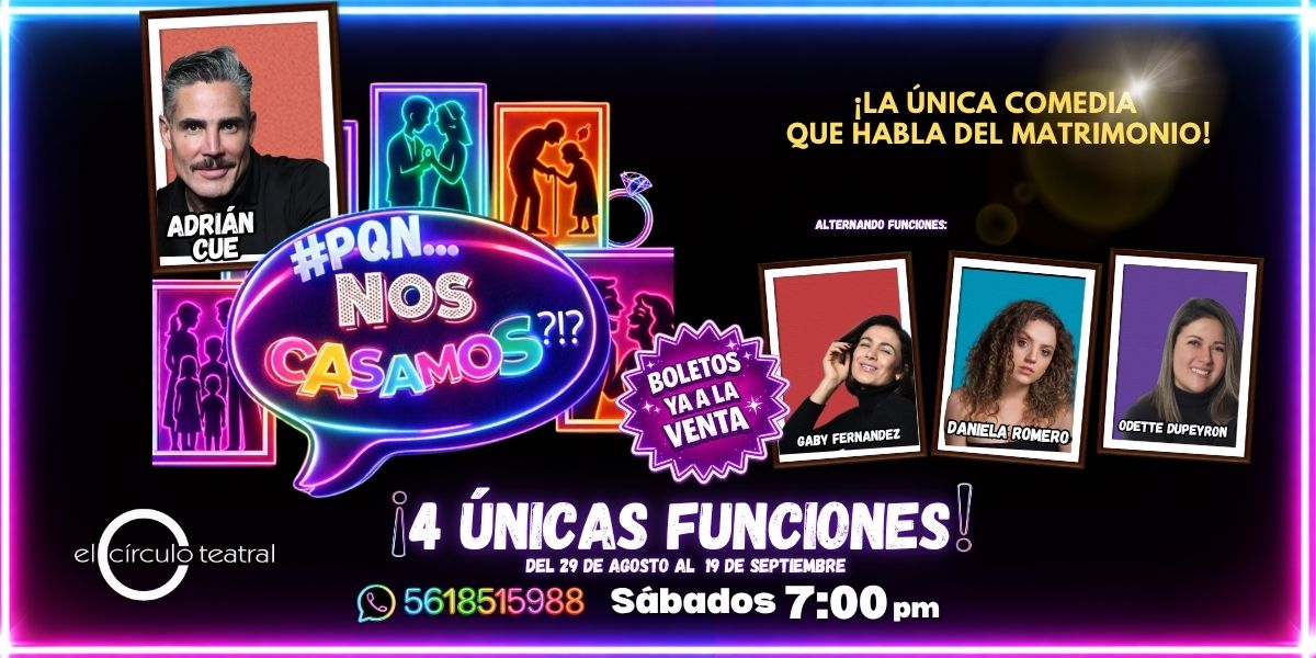 Banner principal que anuncia la obra Ciudad de Mexico 